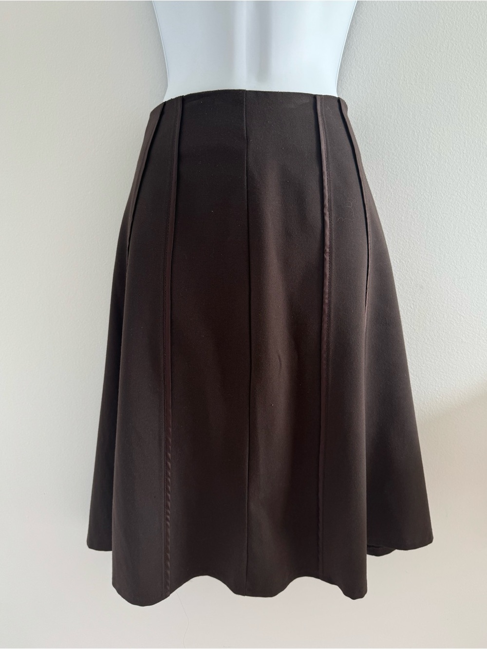 San Francisco Classic A-Line Chocolate Brown Fall Women’s Skirt